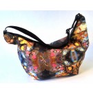 Sacca grande in nylon stampato motivo sub multicolor