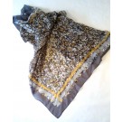 Foulard in pura seta - motivo sassi