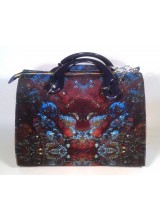 Borsa velluto blu 